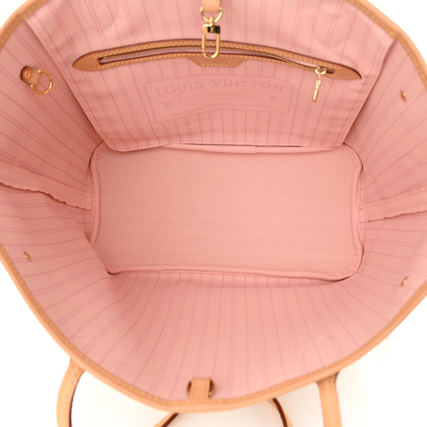 Louis Vuitton Damier Azur Neo Neverfull MM Rose Ballerine 5 of 9