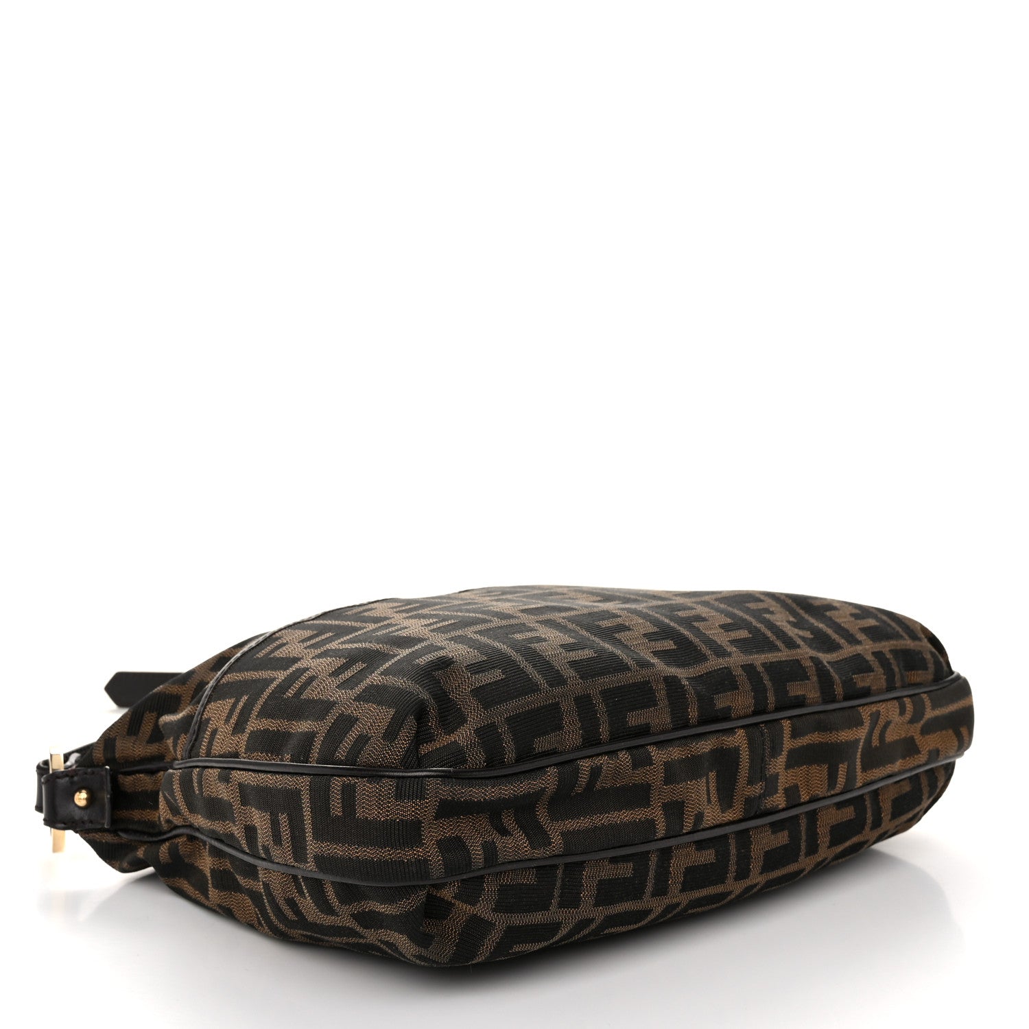 Fendi Zucca Cuoio Lucido Chef Crossbody Bag Tobacco Moro 4 of 10