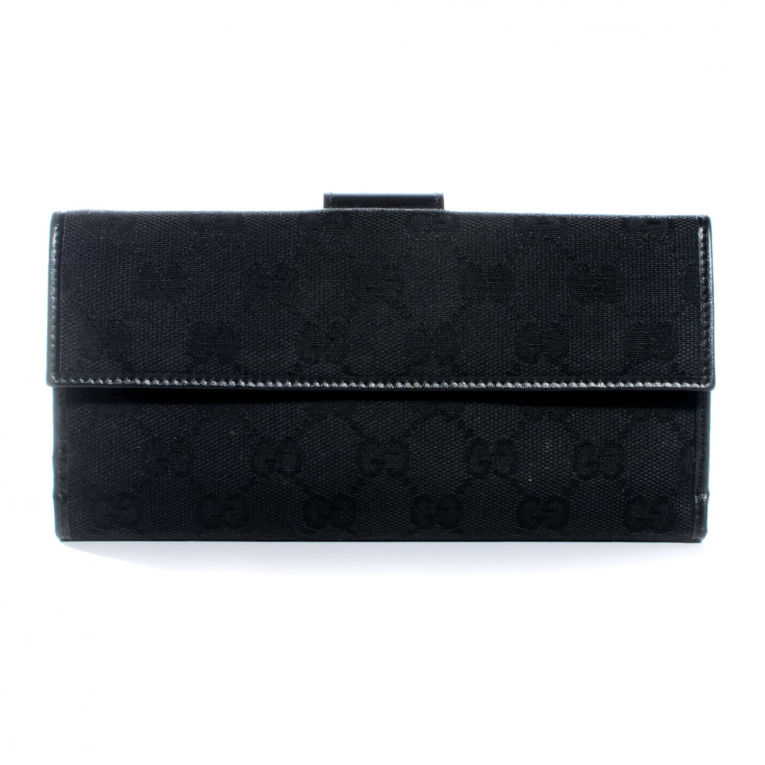 Gucci Monogram GG Continental Wallet Black 3 of 8