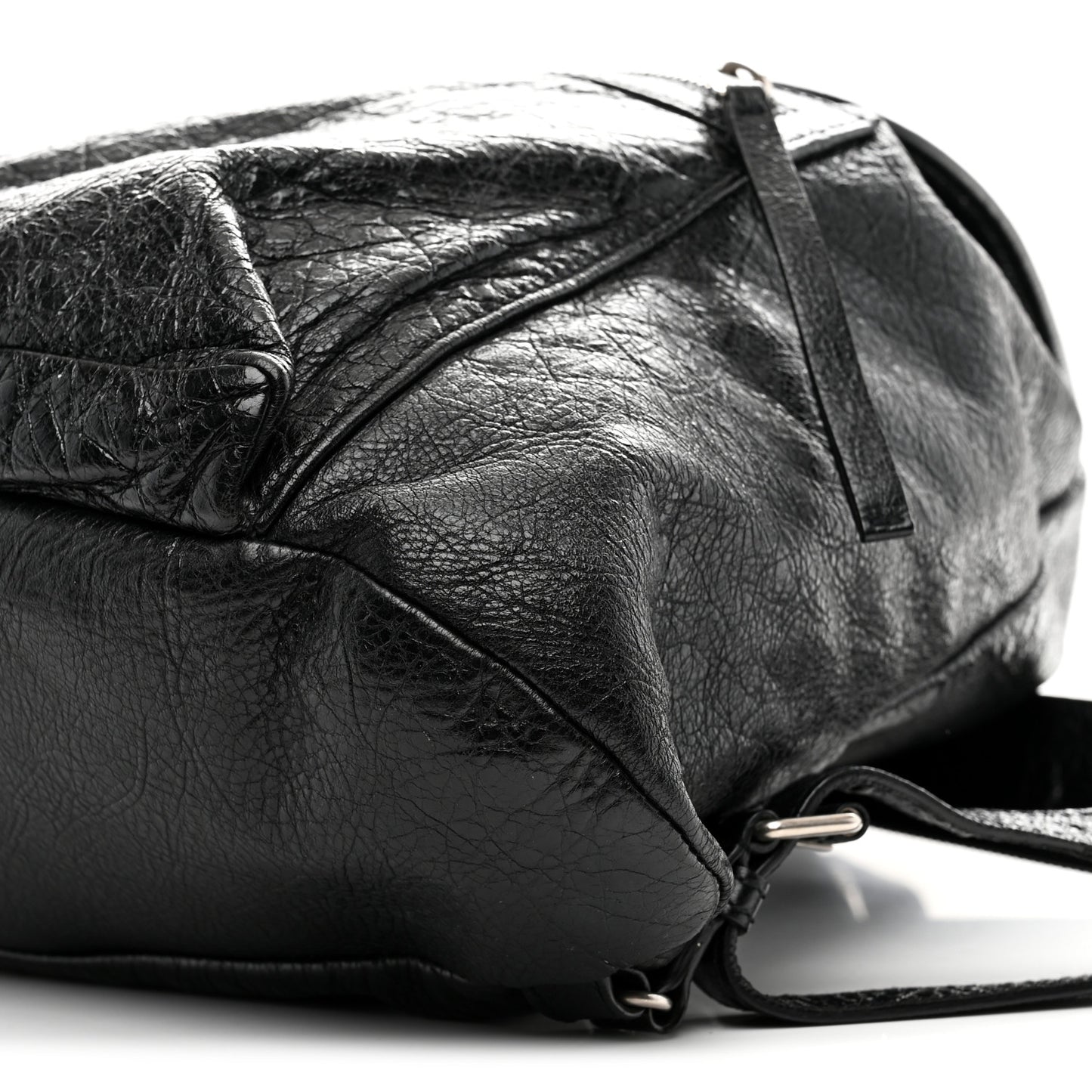 Agneau Giant 12 Silver Hardware S Traveler Backpack Black