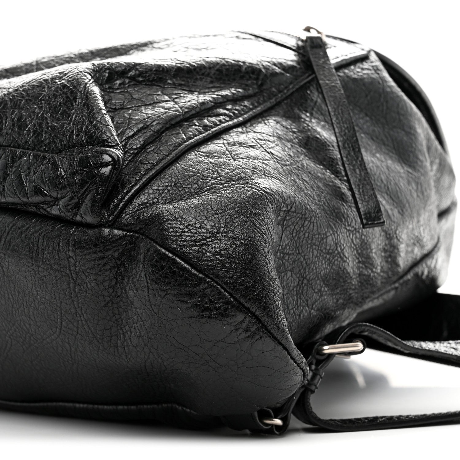 balenciaga giant leather backpack Balenciaga Agneau Giant 12 Silver Hardware S Traveler Backpack Black  1862035 – FASHIONPHILE