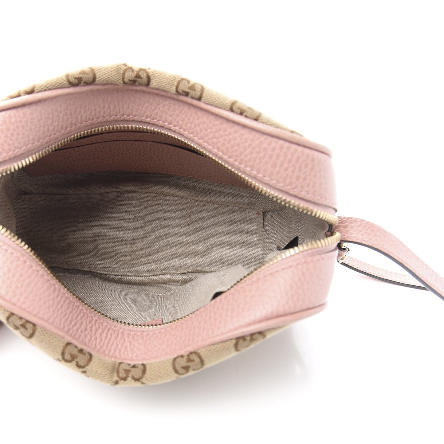 Monogram Mini Bree Messenger Bag Beige Soft Pink