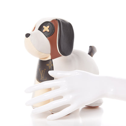 Louis Vuitton Calfskin Monogram Doudou Oscar Dog Beige 2 of 9