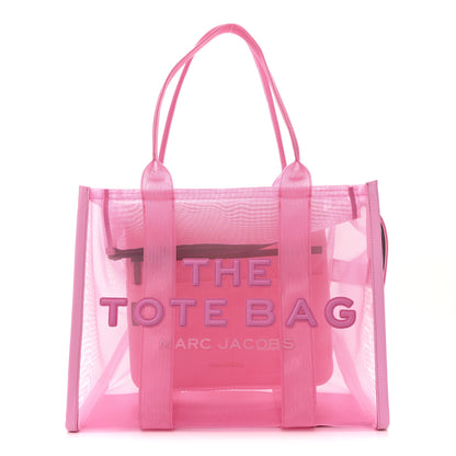 Marc Jacobs Nylon Large The Mesh Tote Bag Pink 1 of 12