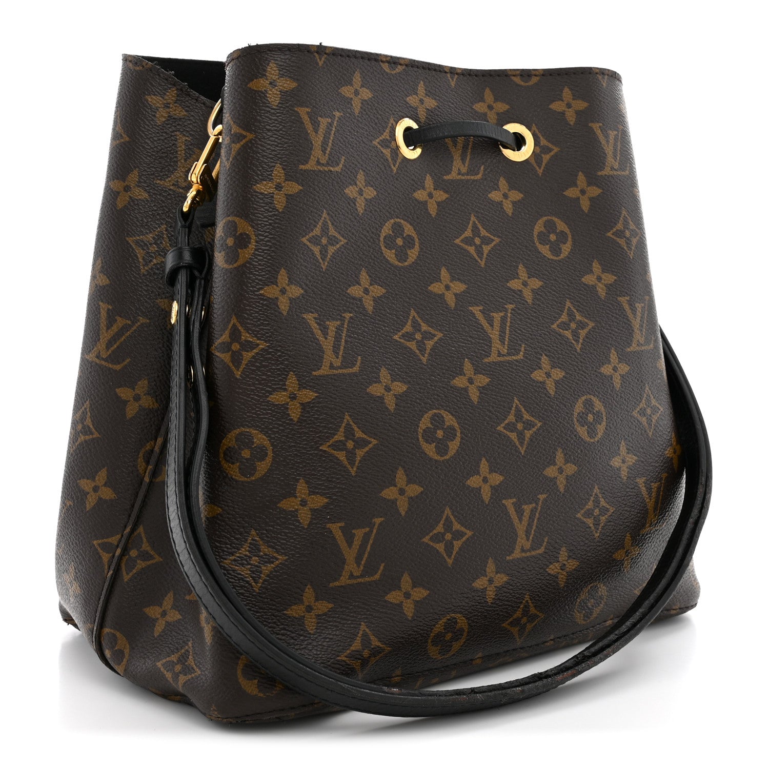 Louis Vuitton Monogram Neonoe MM Black 3 of 15