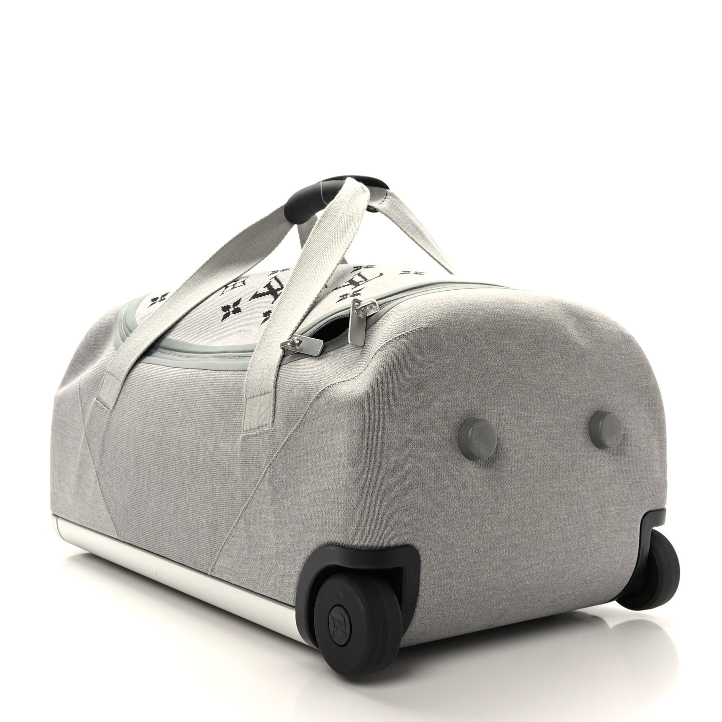 Knit Monogram Horizon Soft Duffle 55 Grey