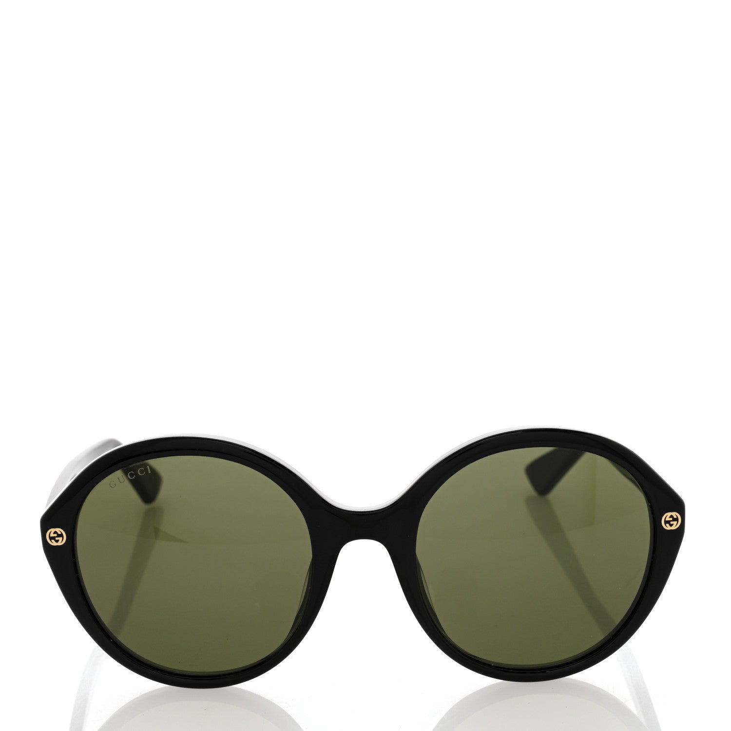 Gucci Acetate Round Sunglasses GG0023S Black 2 of 8
