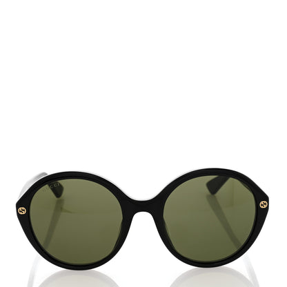 Gucci Acetate Round Sunglasses GG0023S Black 2 of 8