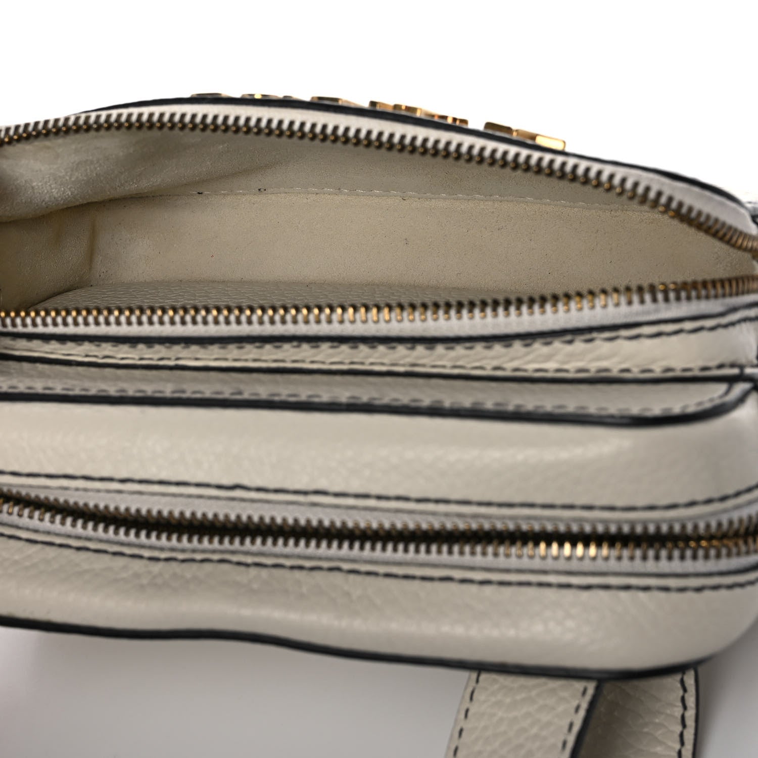 Christian Dior Grained Calfskin J'Adior Camera Case Clutch With Chain White 6 of 20