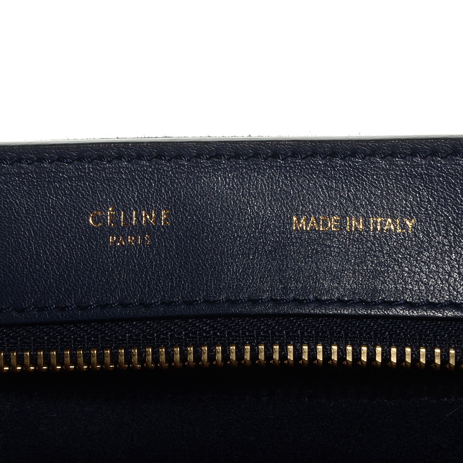Celine Smooth Calfskin Suede Medium Tri-Color Trapeze Midnight 6 of 9