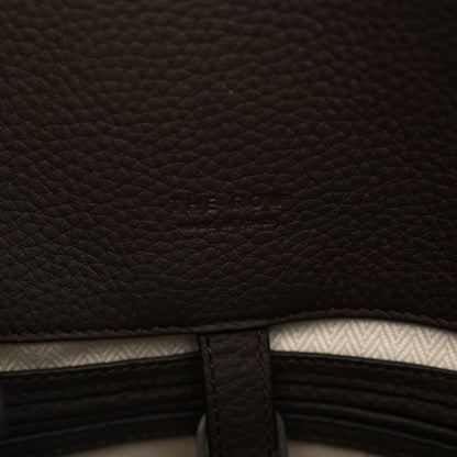 The Row Matte Grained Calfskin Soft Margaux 15 Mocha 6 of 9