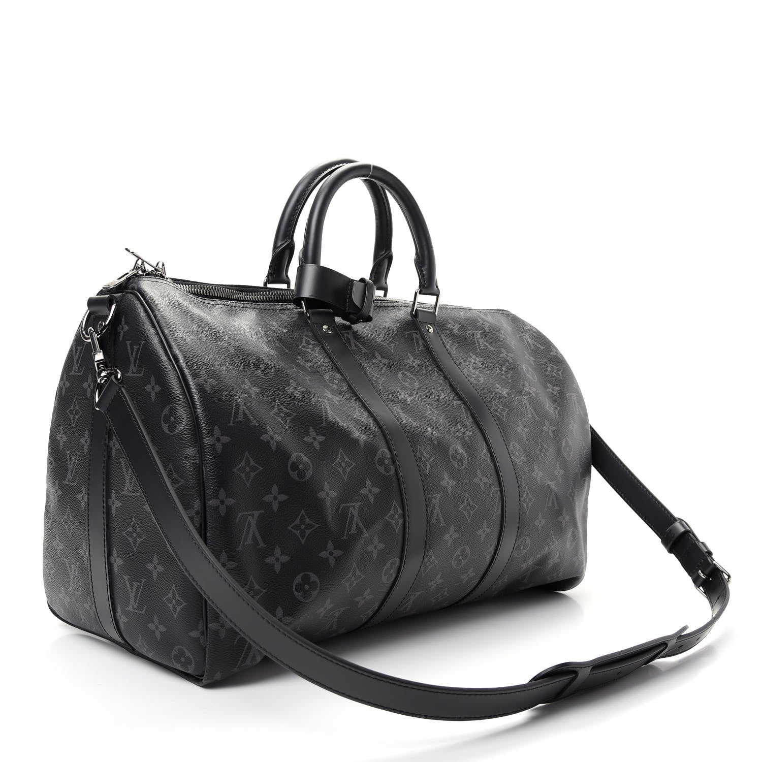 Louis Vuitton Monogram Eclipse Keepall Bandouliere 45 2 of 8