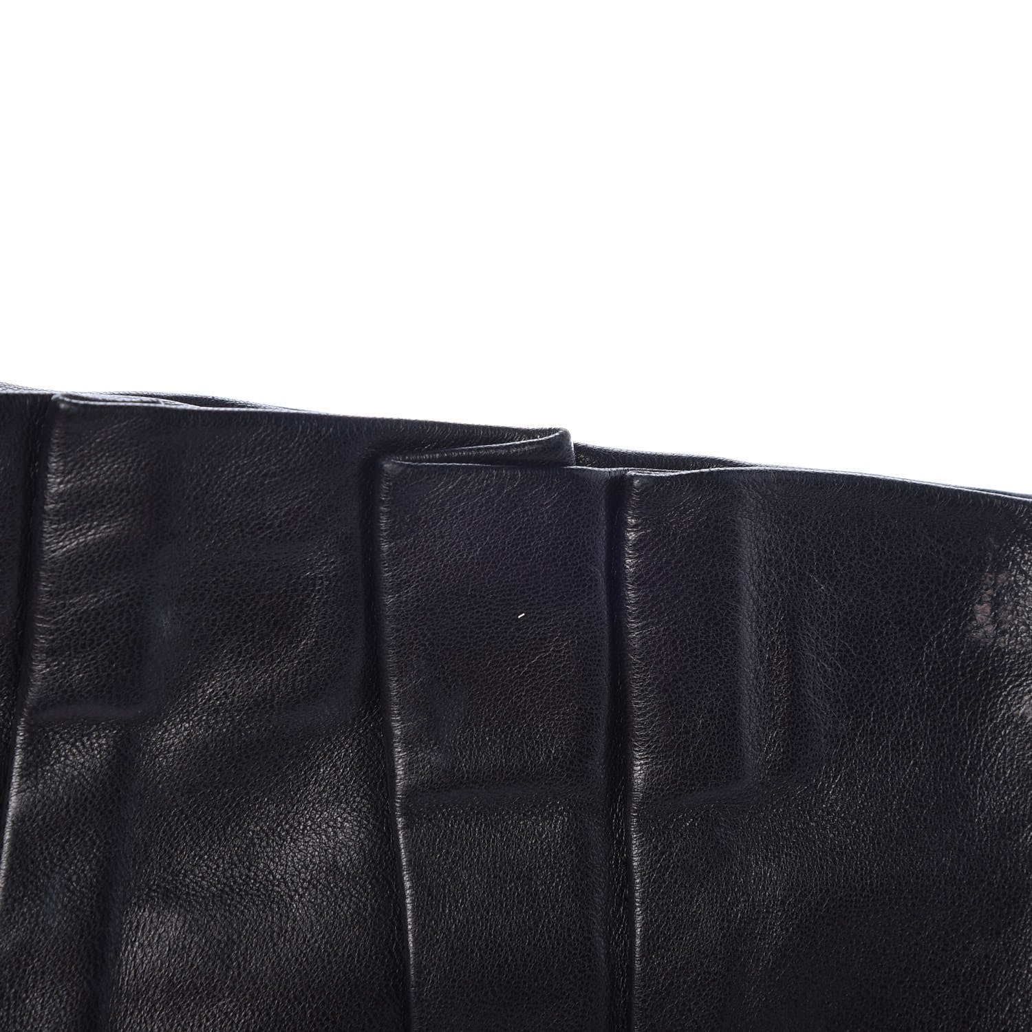 Prada Nappa Pleated Clutch Black 13 of 13