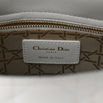 Christian Dior Lambskin Cannage Small My ABCDior Lady Dior White 6 of 11