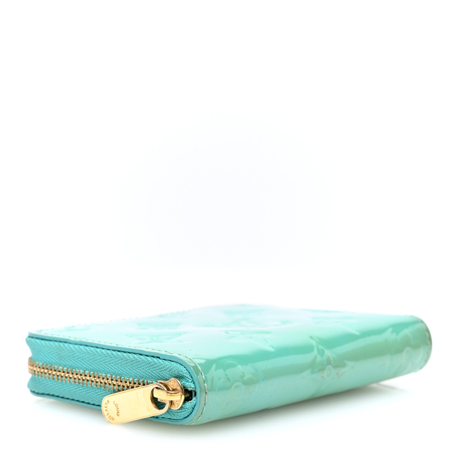 Louis Vuitton Vernis Zippy Coin Purse Blue Lagon 4 of 7