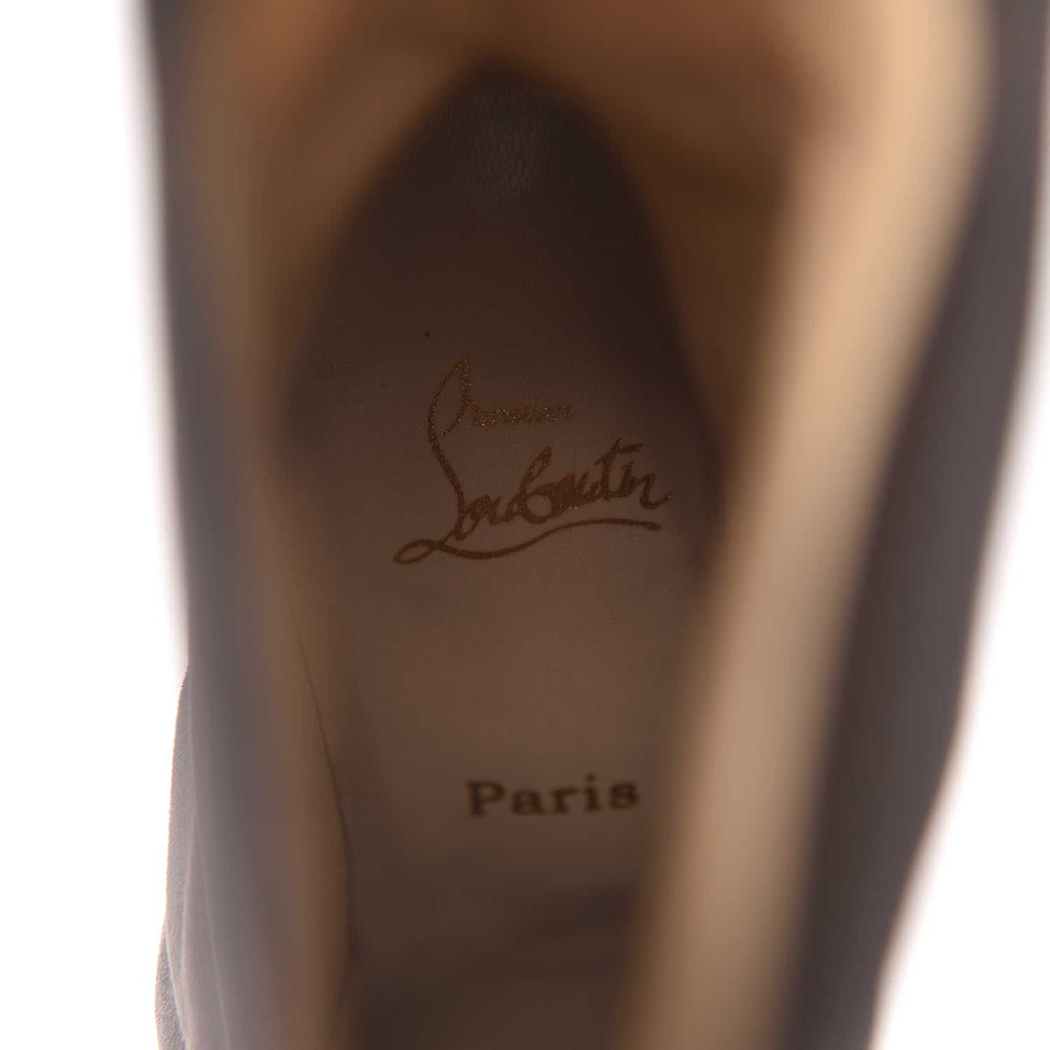 Christian Louboutin Veau Velours Piros 120 Boot 38 Africa 7 of 10