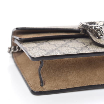 Gucci GG Supreme Monogram Super Mini Dionysus Shoulder Bag Taupe 7 of 10