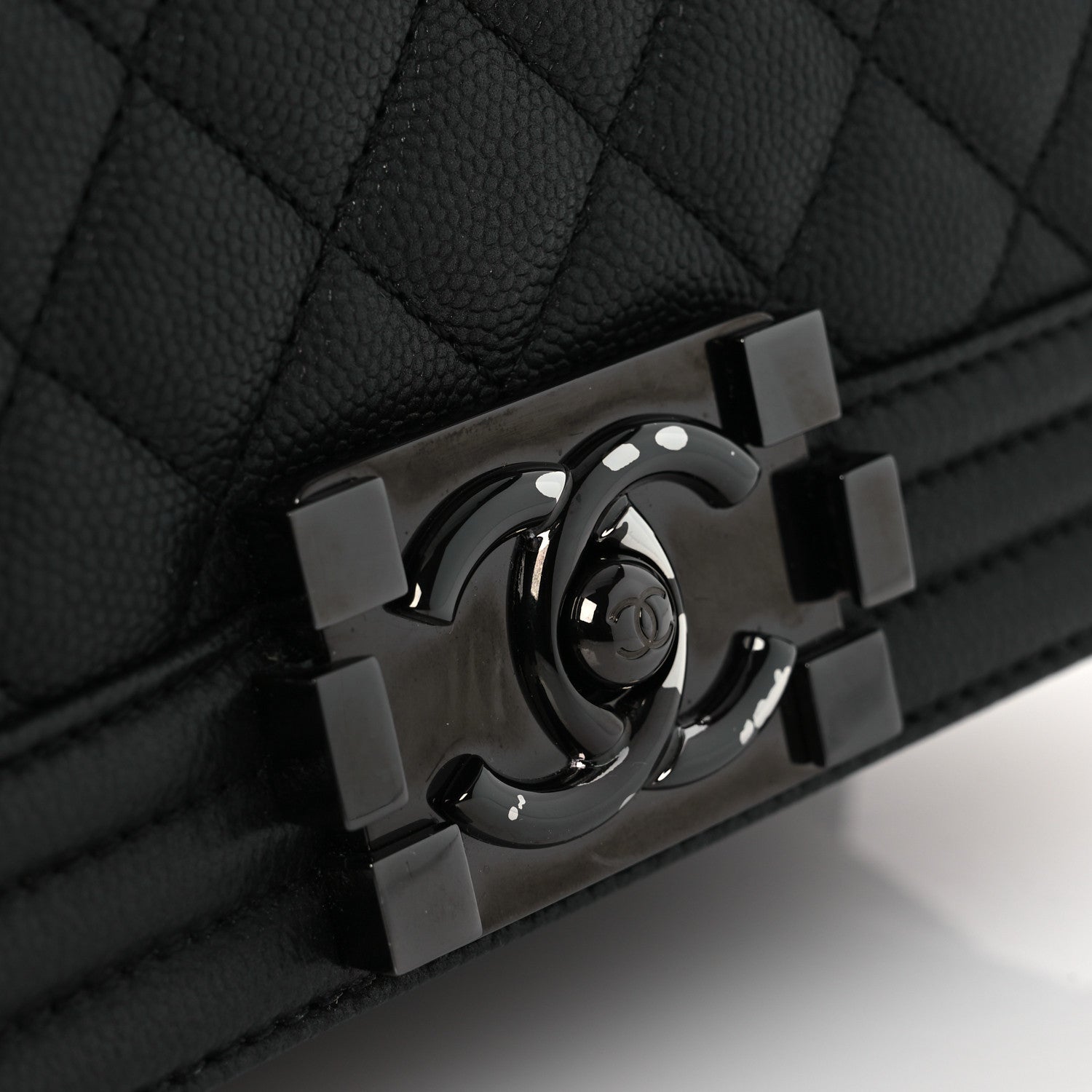 Chanel Caviar Quilted Small Boy Flap So Black 11 of 14