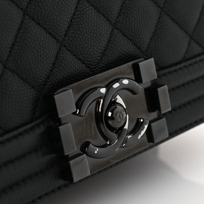 Chanel Caviar Quilted Small Boy Flap So Black 11 of 14