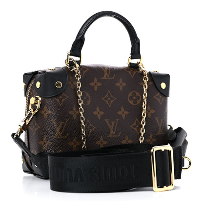 Louis Vuitton Monogram Petite Malle Souple Black 3 of 13