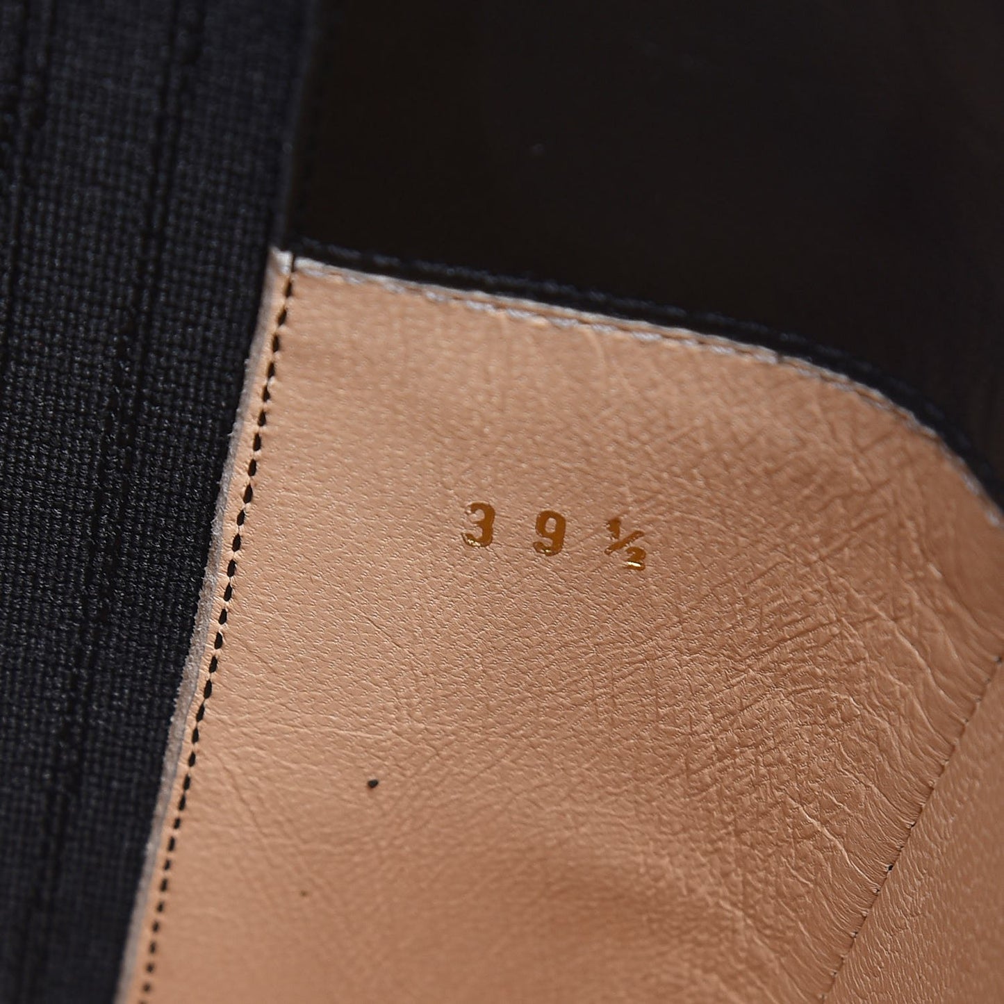 Suede Bianca Botta 140 Knee Boots 39.5 Black