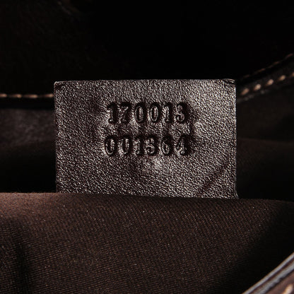 Gucci Monogram Medium Wave Hobo Dark Brown 7 of 7