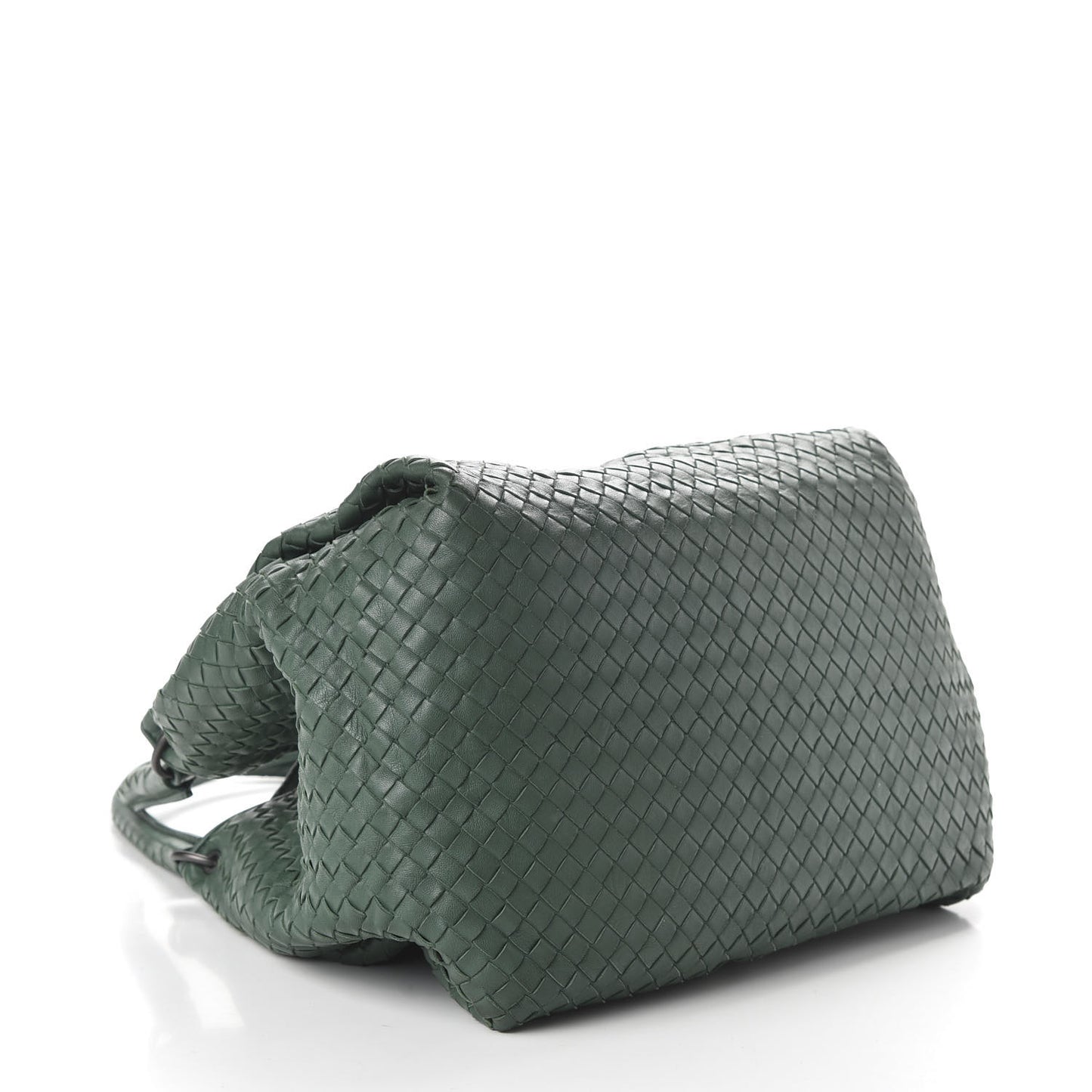 Nappa Intrecciato Parachute Bag Green