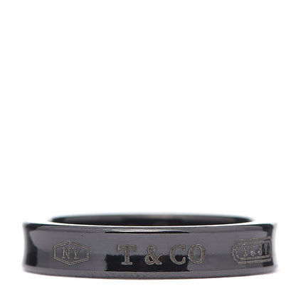 Tiffany Titanium 4mm Narrow 1837 Ring 51 5.75 1 of 4