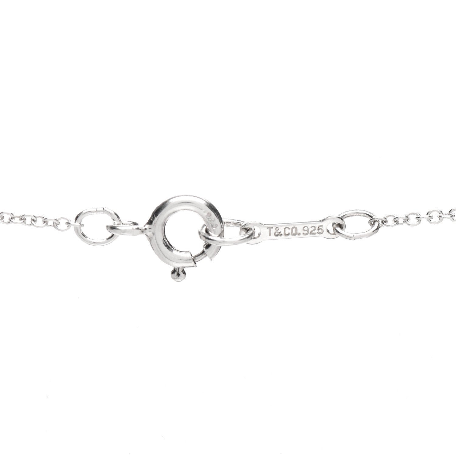 Tiffany Sterling Silver Paloma Picasso Loving Heart Pendant Necklace 4 of 4