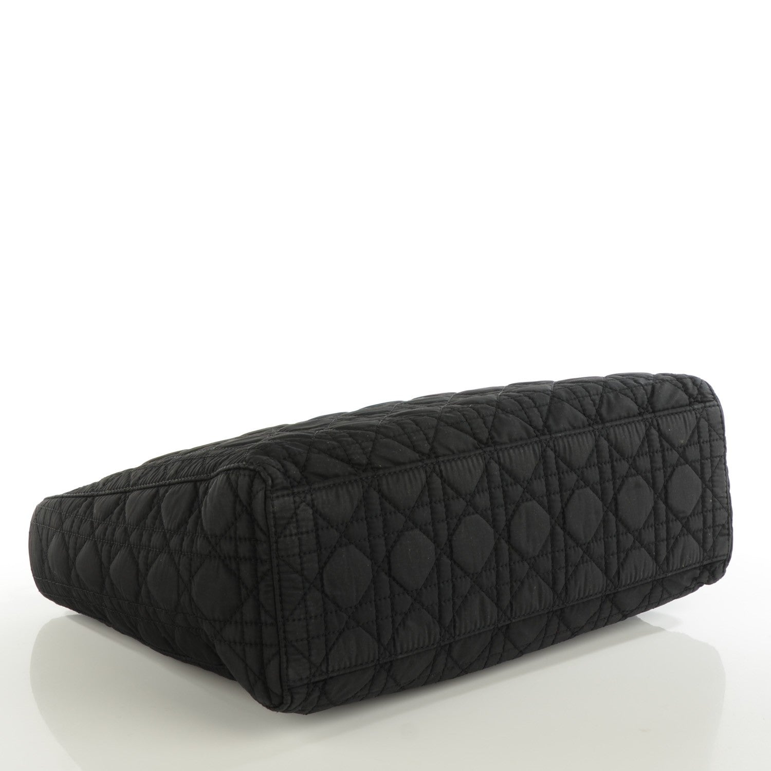 Christian Dior Nylon Cannage Large Lady Dior Black 4 of 7