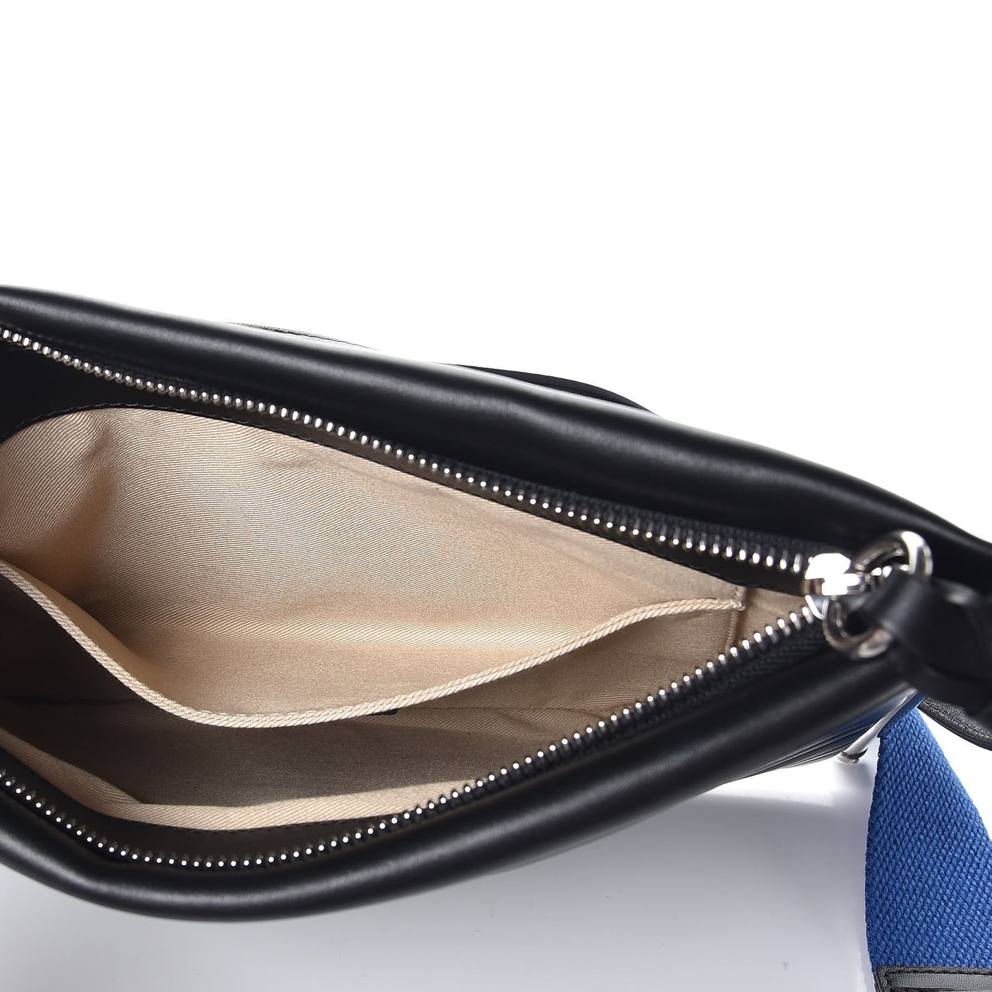 Smooth Calfskin Quilted Medium Roy Bag Black