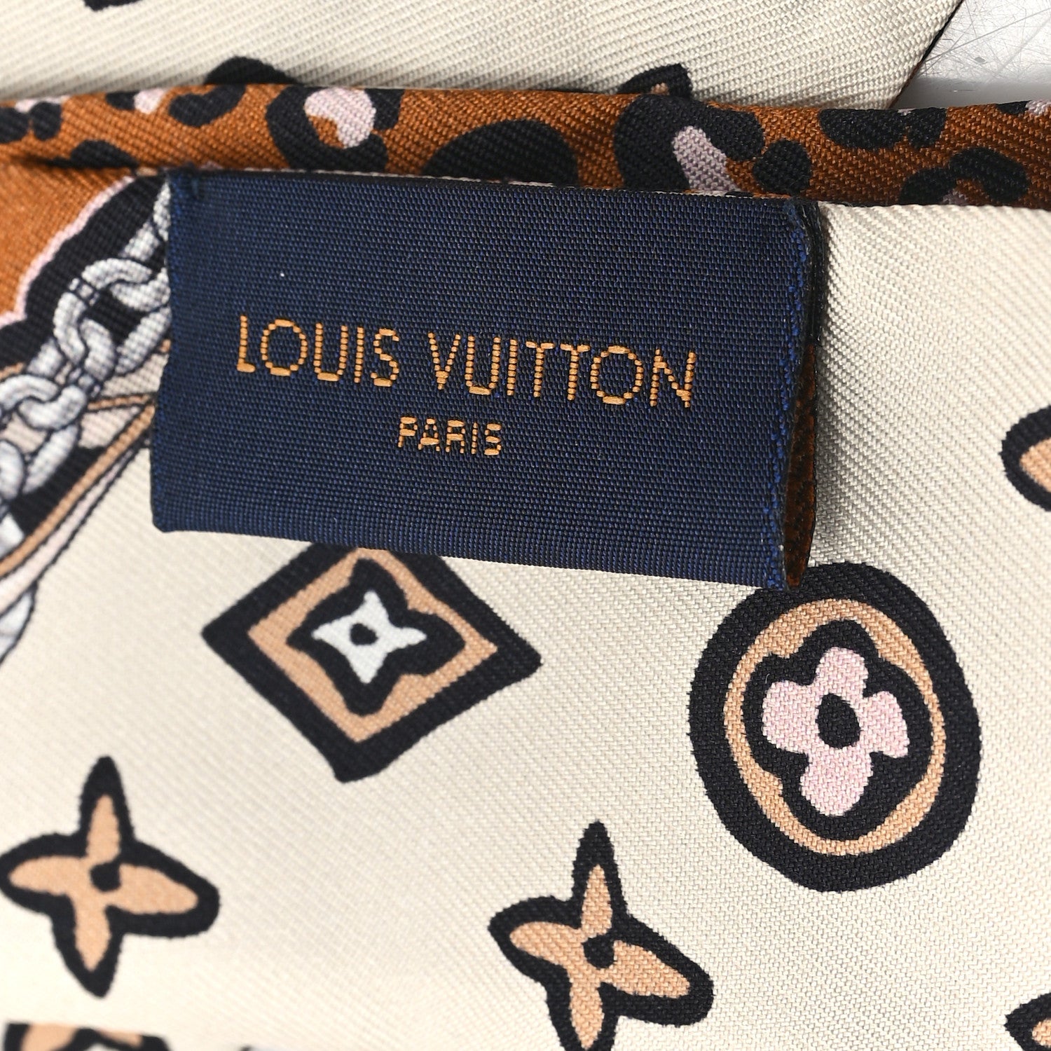 Louis Vuitton Silk Monogram Wild At Heart BB Bandeau Cream 3 of 4