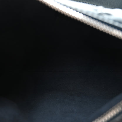 Louis Vuitton Calfskin Debossed Monogram Side Trunk Moon Bleu 5 of 11