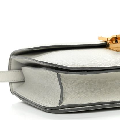 Celine Liege Calfskin Medium Classic Box Flap Bag Pale Grey 5 of 11