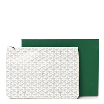 Goyard Goyardine Senat Pochette GM White 7 of 7