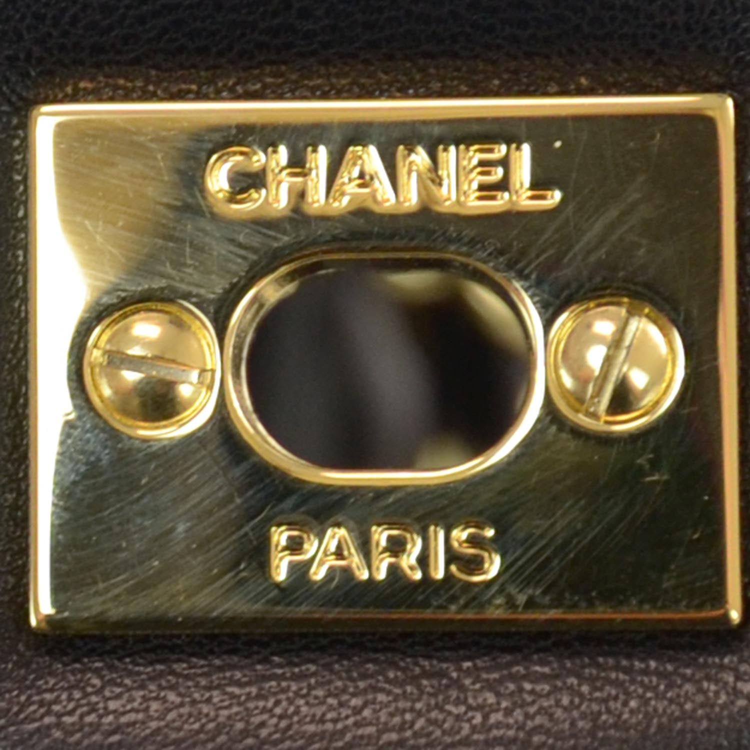 Chanel Lambskin Jumbo Double Flap Black 10 of 10