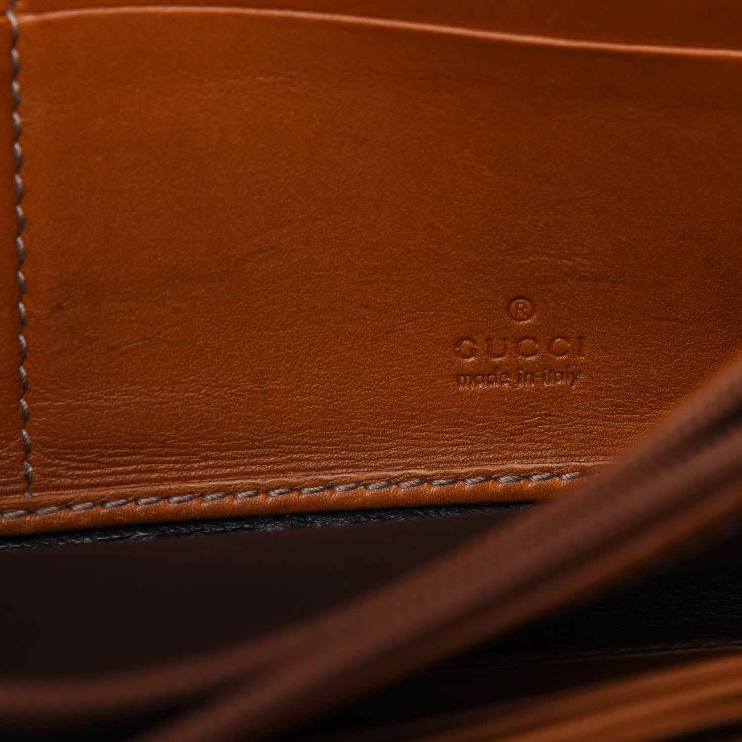 Gucci Monogram Vintage Web Continental Wallet Tobacco 6 of 22
