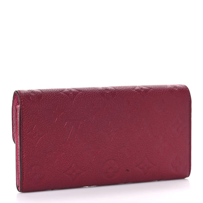 Louis Vuitton Empreinte Emilie Wallet Raisin 3 of 9