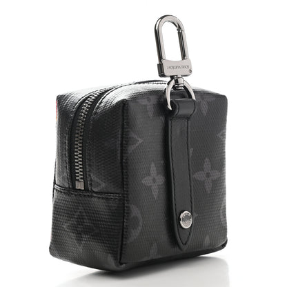 Louis Vuitton Monogram Eclipse Rainbow Box Pouch Bag Charm Key Ring 3 of 6