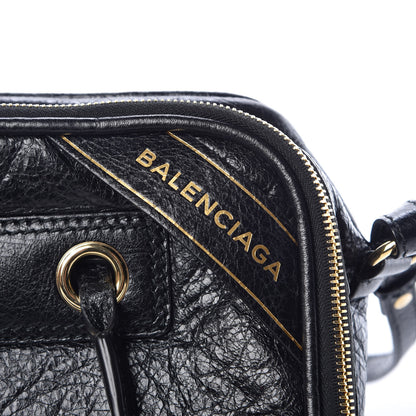 Balenciaga Agneau S Blanket Square Tote Black 6 of 7
