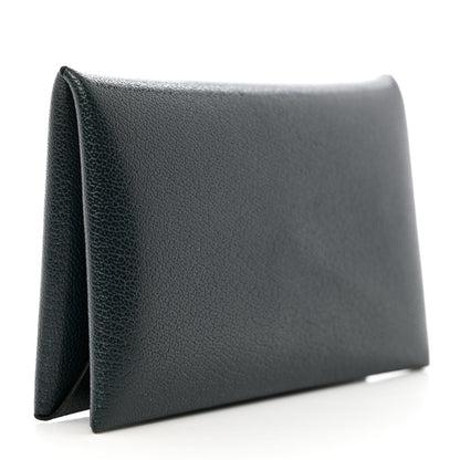 Hermes Chevre Mysore Calvi Card Case Vert Cypress 3 of 8