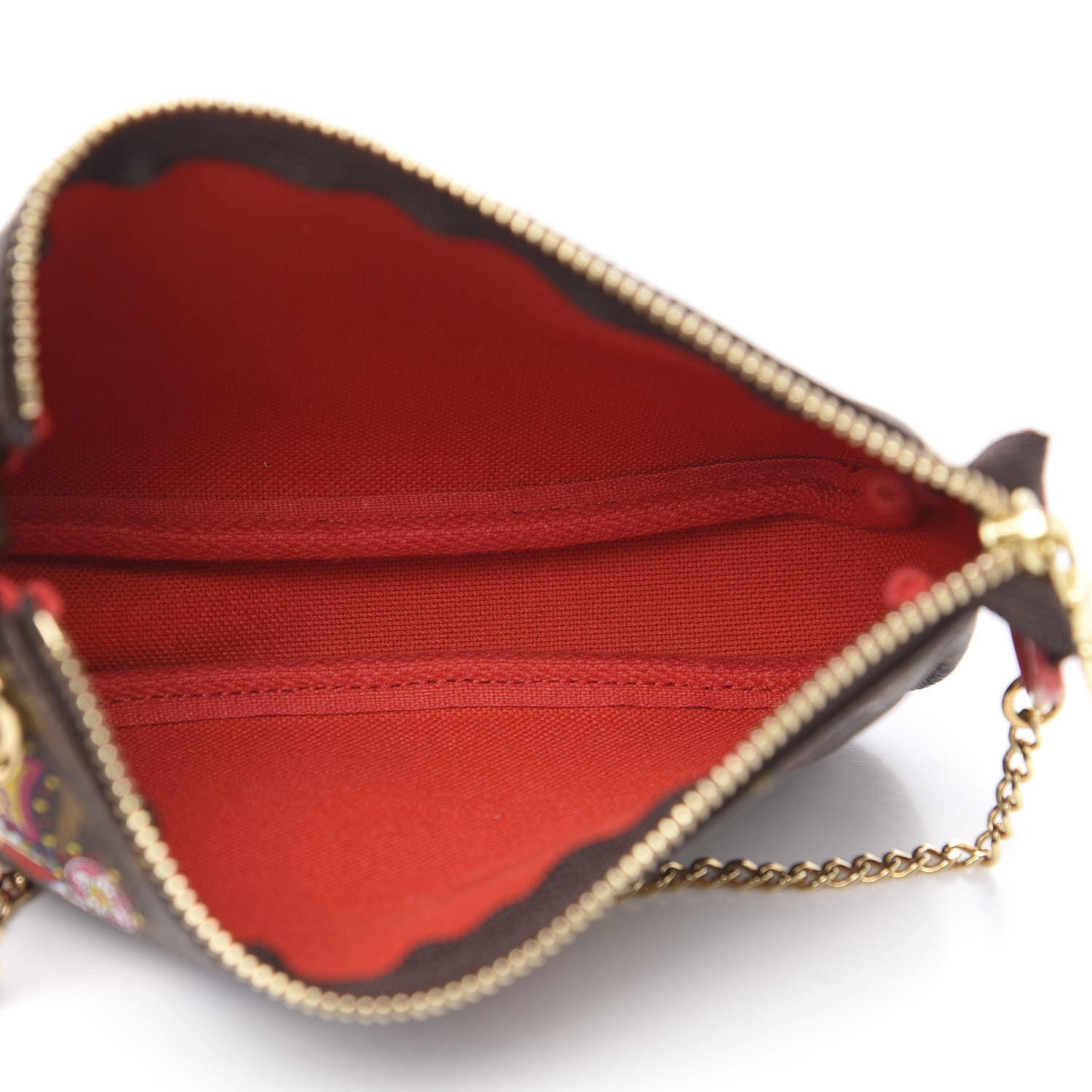 Louis Vuitton Monogram 2020 Christmas Animation Bumper Cars Mini Pochette Accessories Coquelicot 4 of 7