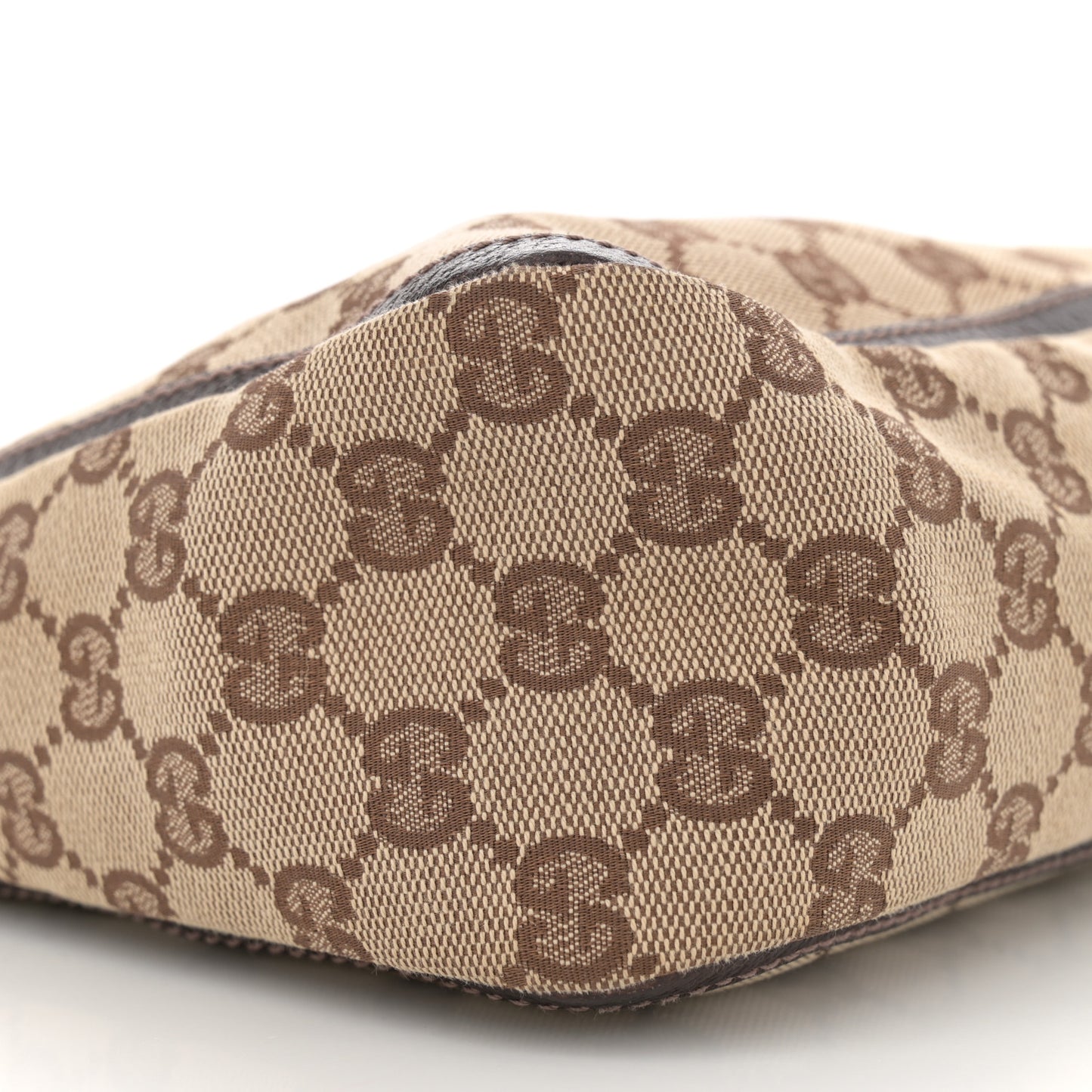 Monogram Abbey Shoulder Bag Dark Brown
