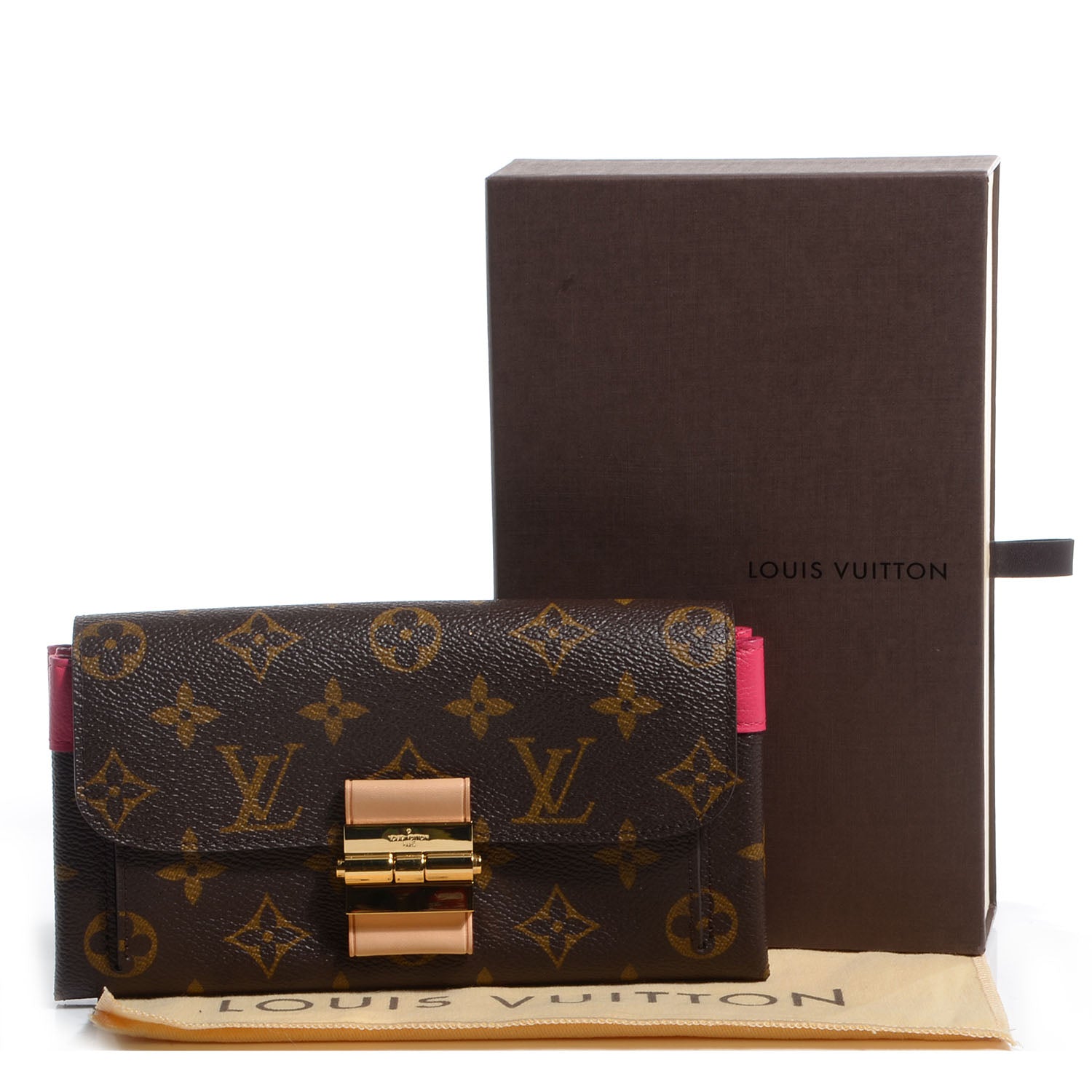 Louis Vuitton Monogram Elysee Wallet Pink 4 of 8