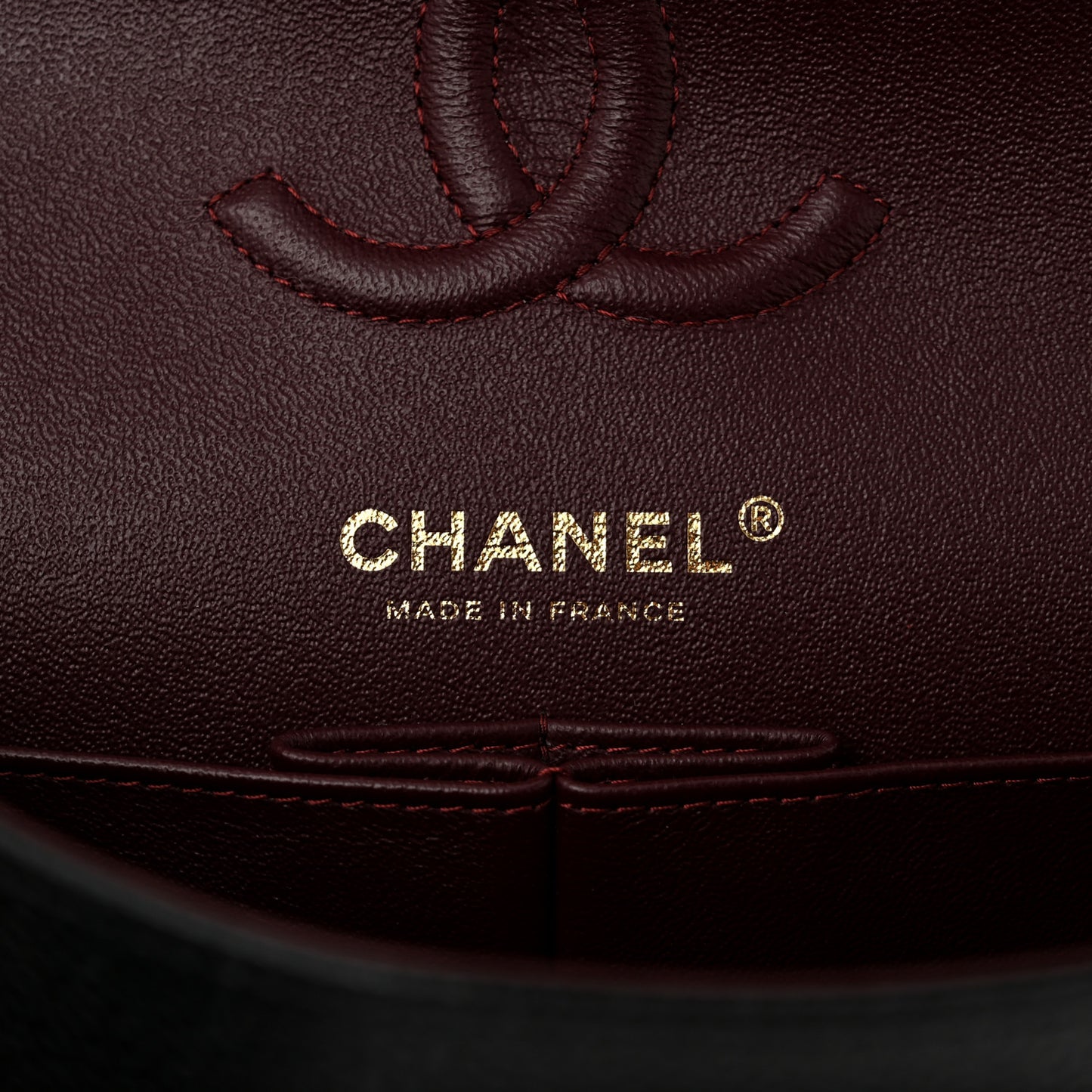 Caviar Quilted Small Double Flap Black