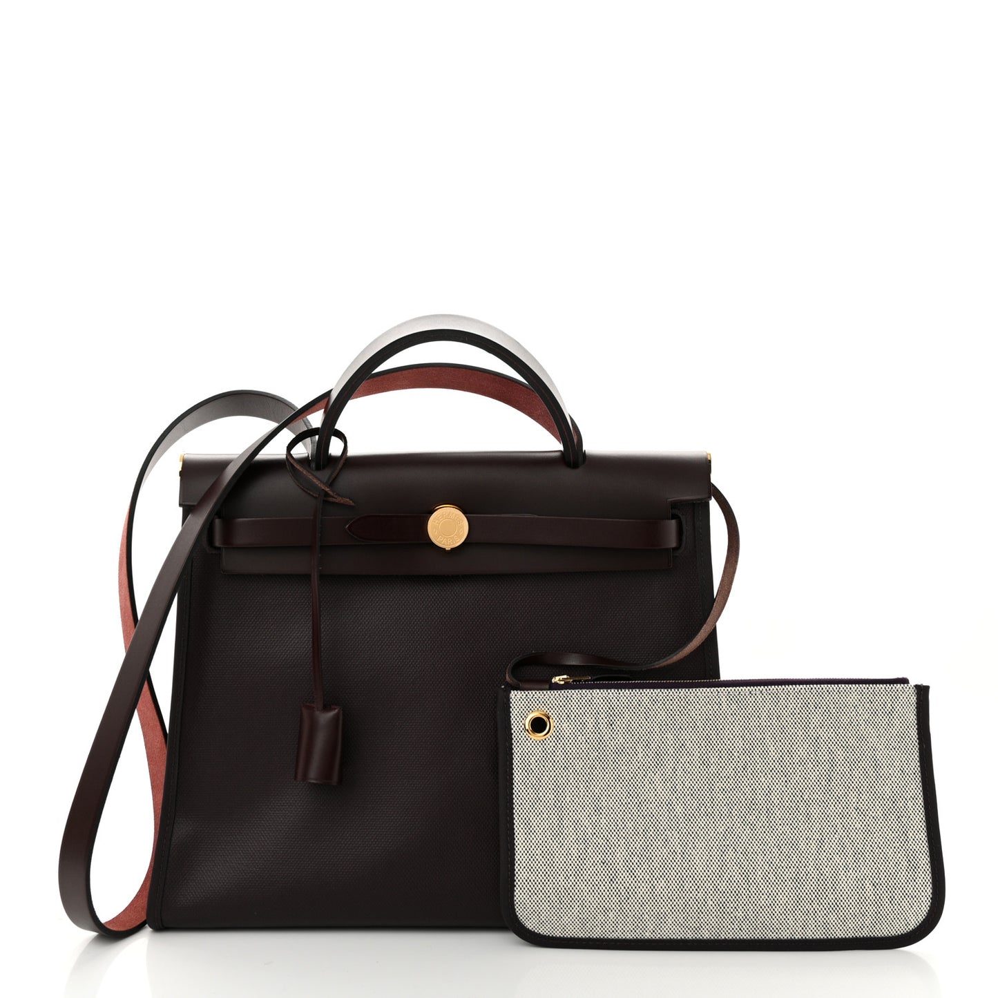 Toile H Berline Vache Hunter Herbag Zip 31 PM Rouge Sellier