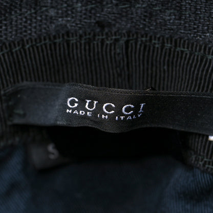 Gucci Monogram Web Bucket Hat S Black 7 of 8