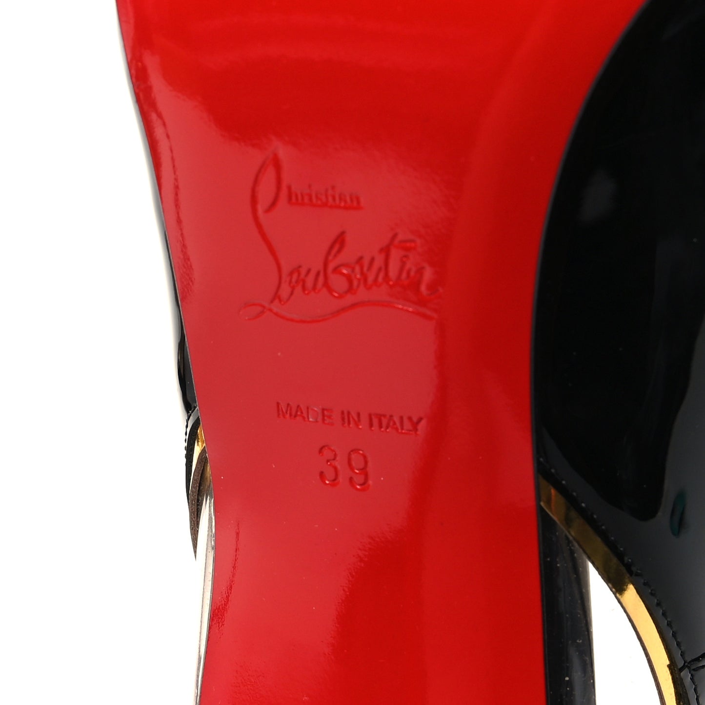 Patent PVC Specchio Cosmo 554 80 Pumps 39 Black