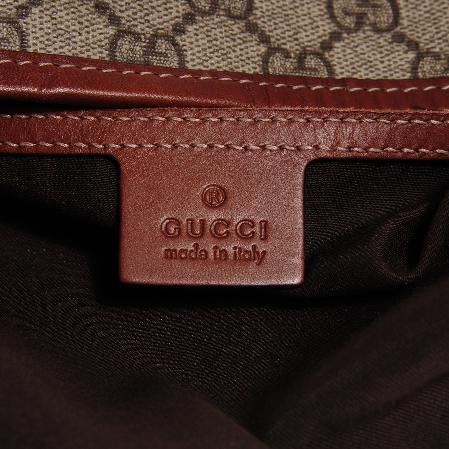 GG Plus Monogram Medium Joy Tote Brown