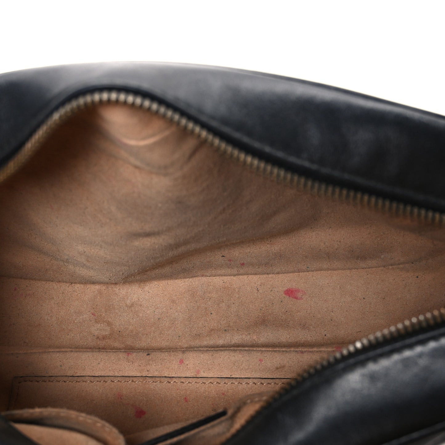 Calfskin Matelasse Small GG Marmont Chain Shoulder Bag Black Black
